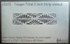 Tongan Leaf and Petal 2 inch Strip stencil